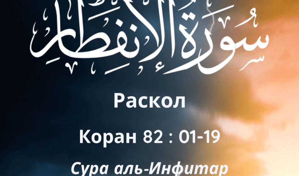 Сура "аль-Инфитар"